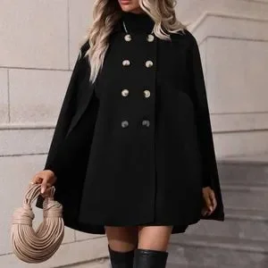 ジャケット・アウター Birthdaybash ALETTA 3WAY CAPE COAT ALETTA 3WAY CAPE COAT - BIRTHDAY BASH
